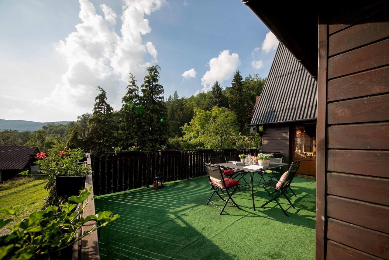 Willa Karolinka Stroza - Pet Friendly Myślenice Buitenkant foto